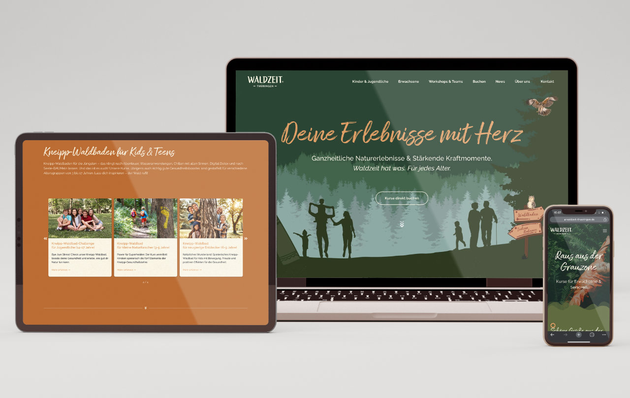 WordPress Internetseite waldzeit-thueringen.de